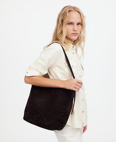 The Essential Bucket Tote | Madewell Bucket Tote, Bag Collection, Phone Wallet, Magnetic Closure, Bucket Bag, Madewell, Leather Bag, Shoulder Strap, Water Bottle