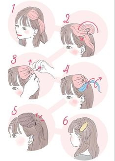 Short Poofy Hair Hairstyles, Short Hair Styles Ponytail, Kawaii Hairstyles For Short Hair, Ponytails Short Hair, Cute Japanese Hairstyles Short, Hair Styles For Short Hair Easy, Short Hairstyle Women Ideas, Easy Hairstyles Short Hair, Short Hair Hairstyles Easy