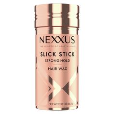 PRICES MAY VARY. STRONG HOLD HAIR WAX: get superior glide & control with this strong hold hair wax stick that adds texture & definition. STYLEPROTECT TECHNOLOGY: Features our exclusive Style Protect Technology + Dual-Rose Complex that encapsulates every strand to shield your style from daily aggressors for healthy-looking hair. EFFORTLESS STYLE: Say goodbye to flyaways without fear of sticky residue, stiffness, or flakes with the help of Nexxus Slick Stick. HAIR WAX THAT DOES MORE: Not only will Hair Slicking Products, Slick Stick, Hair Wax Stick, Wax Stick, Finishing Spray, Hair Healthy, Slick Hairstyles, Hair Wax, Frizz Control