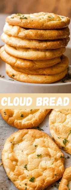 a stack of cookies sitting on top of a table