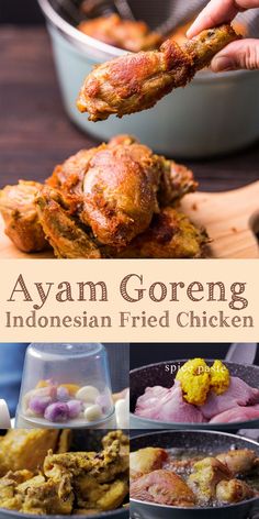 c is everyone’s favorite dish in my home. The skin so crispy and the chicken is flavorful to the bone. Masakan Malaysia, Ayam Bakar, Indonesian Cuisine, Chicken Spices, Fried Chicken Recipes, To The Bone, Indonesian Food, Poultry Recipes, Asian Dishes