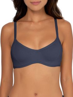 PRICES MAY VARY. The perfect everyday bra, the Smart & Sexy Women's Comfort Cotton Unlined Underwire Bra lifts you up without padding. Soft, cushioned foam frame hugs your body for a gentle support- no digging in! Unlined bras with underwire give you a natural look and help keep you cool. Breathable, all-over cotton is soft against the skin. The best bras for women are the ones that make you look and feel good. Cotton bras for women can be cute. This underwire bra features a modern, low-cut, sco Affordable Supportive Cotton Intimates, Cheap Trendy Intimates For Beach Season, Cheap Fitted Beach Bra, Bra For Scoop Neck, Pepper Bra Review, Bras For Small Chest, Bra For Small Bust, No Show Bra, Scoop Bra