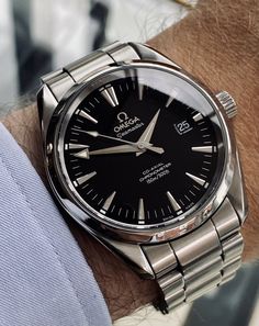 Men Styling, Breitling Watches Mens, Omega Seamaster Aqua Terra, Suit Man, Seamaster Aqua Terra, Aqua Terra