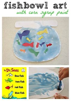 the fishbowl art project is great for kids to make