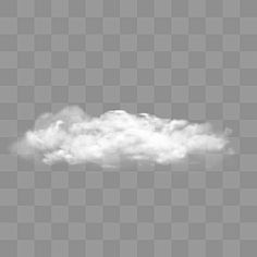 a white cloud floating in the air on a gray background