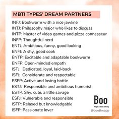 Esfp Istj, Entp Isfj, Enfp Intj, Intp Entj, Infp Enfj, Mbti Functions, Dream Partner, Mbti Infj