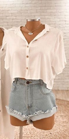 Summer Fashion Outfits, Outfits Fashion, Fashion Summer, Simple Outfits, Summer Outfit