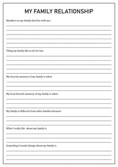 Creative Interventions Therapy, Brief Strategic Family Therapy Interventions, Family Relationship Therapy Activities, Family Therapy Worksheets Printables, Functional Family Therapy, Therapy Homework Assignments, Cbt Therapy Worksheets For Teens, Pre Therapy Notes, Marriage Counseling Worksheets Free Printable