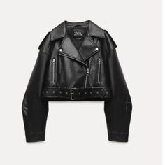 Tag Still On, Never Worn. Zara Jackets Women, Washed Leather Jacket, Faux Leather Jacket Women, Biker Look, Short Leather Jacket, Leather Coat Womens, Biker Coat, Zara Jacket, Black Faux Leather Jacket