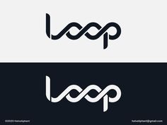 the logo for loop, a company that uses letters to spell out what is happening