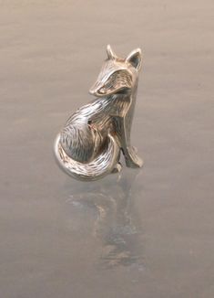 Furred Silver Fox Pendant - Etsy Latvia Fox Ring, Fox Pendant, Silver Fox, Rolo Chain, Latvia, Ring Sterling Silver, Fox, Silver Rings, Pendant Necklace