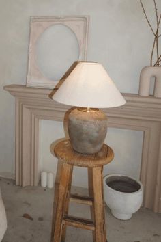 This rustic lamp will fit in any style home whether it be boho style, minimalist, or rustic. The ceramic texture gives off a handmade ceramic feel and each lamp will come unique.  Shop this organic modern table lamp for your earthy living room decor here! Organic Modern Table, Earthy Living Room Decor, Earthy Living Room, Rustic Lamp, Linen Lamp Shades, Ceramic Texture, Rustic Stone, Marble Tray, Boho Minimalist