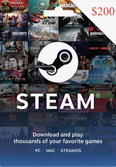 the steam gift card for $ 100