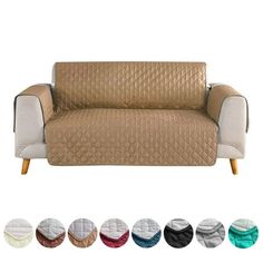 an image of a couch cover with multiple colors