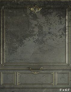 an image of a grungy background with gold trim