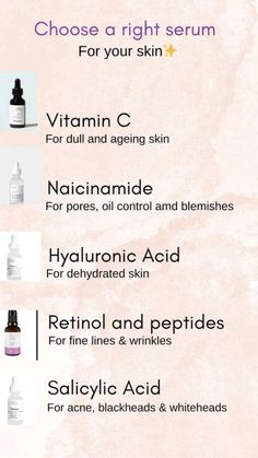 Good Face Serum Skin Care, Different Types Of Serums, Skincare By Age, Different Serums And Their Uses, Skincare Serum Guide, Natural Serum For Face, Best Serums For Glowing Skin, How To Use Niacinamide Serum, Best Serum For Face Glow