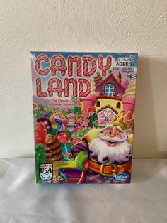 the candy land board game is on display