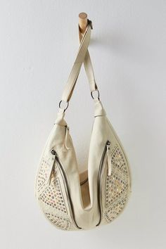 West Side Studded Sling | Free People Free People Summer, West Side, Sling Bag, Boho Outfits, Soft Leather, Embellishments, Bag Accessories, Shoulder Strap, Free People