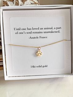 14kt Solid Gold Paw Print Necklace or Charm. Tiny Paw Print Necklace, Solid Gold Jewelry, Animal Loss Jewelry, Adjustable Chain - Etsy Meaningful Gold Necklaces With Charms, Meaningful Gold Necklace For Anniversary, Meaningful 14k Gold Jewelry Gift, Meaningful Gold Pendant Necklace, Commemorative Gold Charm Jewelry, Commemorative Gold Jewelry With Charms, Gold Jewelry With Charms For Commemoration, 14k Gold Jewelry Gift, Gold Jewelry With Hallmark