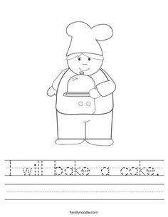 i will bake a cake worksheet