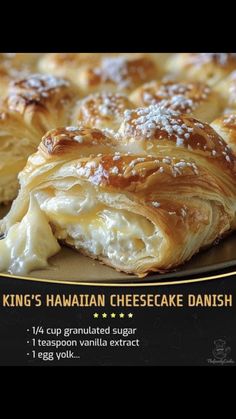 the king's hawaiian cheesecake danish