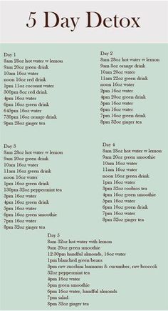 My five day detox "meal" plan. Not sure about anyone else but I would be peeing every ten minutes. Lol 5 Day Juice Cleanse, 5 Day Detox, Detox Meal Plan, Smoothies Vegan, Healthy Detox Cleanse, Detox Day, Motivasi Diet, Resep Diet, Green Drinks