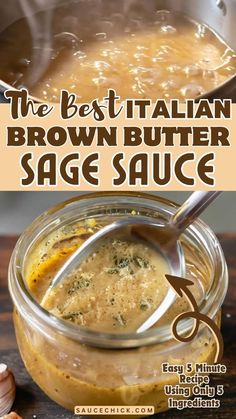 the best italian brown butter sage sauce