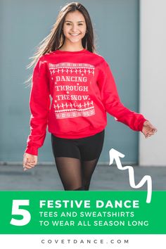 Holiday tees and sweatshirts for dancers Nutcracker Gifts, Dancer Gifts, Dance Tee, Dance Teacher Gifts, Dancer Gift