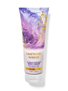 Amethyst Waves Ultimate Hydration Body Cream | Bath & Body Works Luxury Body Lotion, Diy Body Wash, Preppy Things, Diy Body