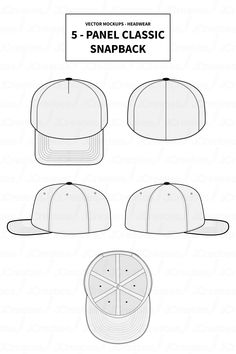 🧢 This is a Vector Template/Mockup for a Five Panel Cap. Download and customize with ease! This mockup package features editable *.ai and *.eps files compatible with Adobe Illustrator and/or CorelDraw. Explore the flexibility to modify, resize, and adjust colors according to your preferences using these adaptable design files. 📥 This is a Digital Product - No Physical Shipment Important: This is not a pattern. Please read the description attentively! Due to the nature of digital items, they ar Cap Template, 5 Panel Cap Pattern, Hat Mockup, Adjustable 5-panel Hat For Fan Merchandise, Cap Mockup, Adjustable Six-panel Hat With Logo Print, 5-panel Baseball Cap For Sports, Adjustable 5-panel Hat With Graphic Print, Five Panel Cap