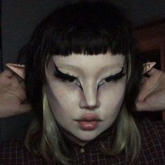 Clown Punk, Alien Makeup, Funky Makeup, Drag Make-up, Alt Makeup, Graphic Makeup, Swag Makeup, Smink Inspiration, Dope Makeup