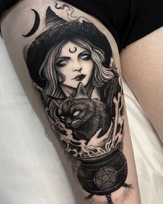 a woman with a cat on her thigh