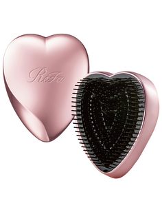 PRICES MAY VARY. EFFORTLESS DETANGLE. Discover effortless hair management with the ReFa Heart Brush. This hair brush for women and men has a three-tiered bristle system that makes detangling a breeze whether you have thick or fine hair. A must-have detangling brush in your arsenal. SCALP WELLNESS. Not just another brush for hair, the ReFa Heart Brush offers a gentle touch to your scalp. Its rounded bristle tips offer a massage-like feel to elevate your hair care routine. This men’s and womens ha Small Hair Brush, Heart Brush, Heart Hair Pin, Travel Hair, Travel Hairstyles, Natural Hair Oils, Hair Dryer Brush, Tangled Hair