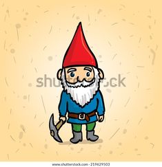 Find Hand Drawn Garden Gnome Pick His stock images in HD and millions of other royalty-free stock photos, illustrations and vectors in the Shutterstock collection. Thousands of new, high-quality pictures added every day.