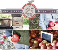 the 25 best apple art and activities for kids to learn how to use apples in their homes