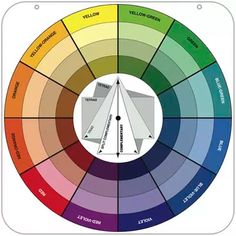 a color wheel with different colors in it