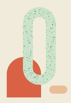 the letter o is made up of small dots