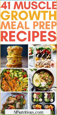 If you are exercising and trying to build more strong muscles you need to try these incredible meal prep ideas for muscle gains. These delicious and filling meal prep recipes are packed with protein so you can enjoy them post-workout. Filling Meal Prep, Calorie Cycling, Food To Gain Muscle, Effective Diet, Meal Prep Recipes, Diet Recipes Easy, Muscle Gain, High Fiber Foods, Prep Recipes