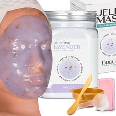 PRICES MAY VARY. POWDER FORM: Our Skin care face mask is packed in the form of powder which takes its form of Jelly upon addition of purified water. The Jar of Peel off mask can serve upto 30 to 35 times depending on facial area and nature of use. SHAPE LESS: The best thing about this product is that it can be applied to any face structure because of being shape less. Also, this skin care mask can be used as an after care with the conjunction of LED Mask (light Therapy). Travel size pack: Rubber Jelly Face Mask, Jelly Mask Facials, Vajacial Jelly Mask, Jelly Facial Mask, Rubber Face Mask, Face Mask Peel Off, Purple Face Mask Skincare, Korean Facial, Skin Care Face Mask