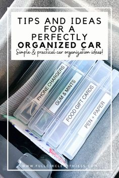 Car organization ideas and tips. Honda Odyssey Organization, Minivan Organization, Organized Car, Van Organization, Truck Organization, Inside Car, Car Tips, Perfectly Organized