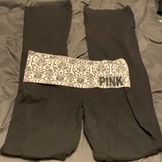 4 Yoga Pants All In Good Used Condition, Feel Free To Make Me An Offer! Vs Pink Yoga Pants, Pink Foldover Leggings 2000s, Pink Foldover Leggings, Y2k Leggings, Thrift Manifestation, Foldover Leggings, Fold Over Leggings, Victoria Secret Pink Yoga Pants, Victoria Secret Sweatpants