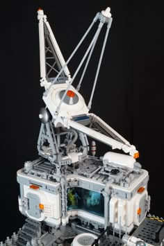 a lego space station is shown in this image