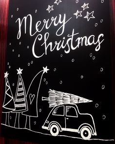 Christmas Window Painting Hand Drawn, Christmas Window Painting Diy, Christmas Window Drawing, Christmas Chalkboard Ideas, Classroom Window Decorations, Christmas Cave