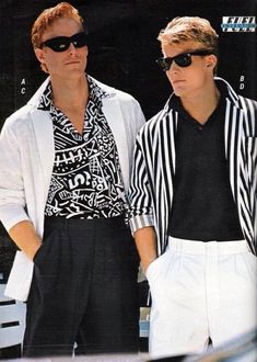 Monochrome Power suits RETRO 80s Yuppie Life 80s fashion men, 80s 80s Style Outfits, Outfits Vest, Retro Attire, Dress 80s Style, 80s Clothes, 80s Outfits