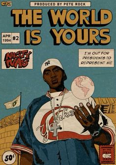 a magazine cover with a drawing of a baseball player holding a ball in his hand