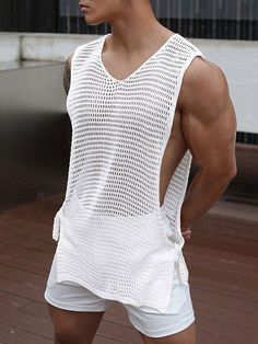 Outfit Verano, F Men, Sleeveless Tshirt, Chic Clothes, Fashion Chic, Clothes Online, Sleeveless Tank