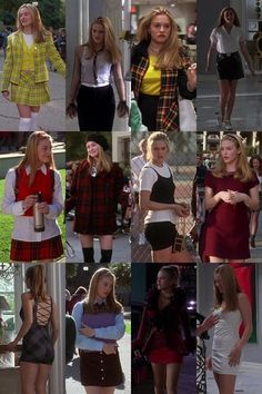 90s Girl Fashion, Clueless Vibes, Clueless Cher, Cher Outfits, Look 80s, Tv Outfits, Stile Blair Waldorf, 90’s Outfits, Fashion 1990s