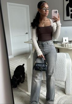 Winter Fashion Outfits Casual, Effortlessly Chic Outfits, Outfit Inspo Casual, Cute Everyday Outfits, Grey Jeans