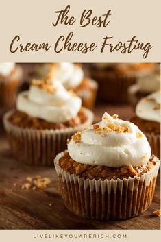 the best cream cheese frosting recipe for cupcakes