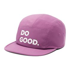 Do Good 5-Panel Hat Five Panel Hat, Maritime Blue, 5 Panel Hat, Panel Hat, Fiery Red, Pom Beanie, Profile Design, Panel Design, Wine Red